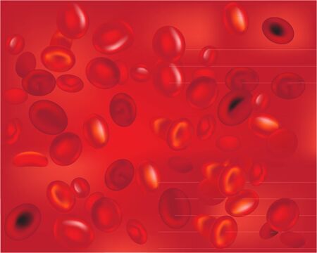 Blood cells red vector background for medical designのイラスト素材