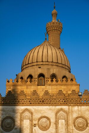 Al-Azhar University and mosque, Cairo, Egyptのeditorial素材