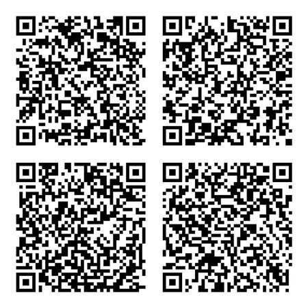 Set of four QR codes. Sample vector QR code for scanning isolated on white background
