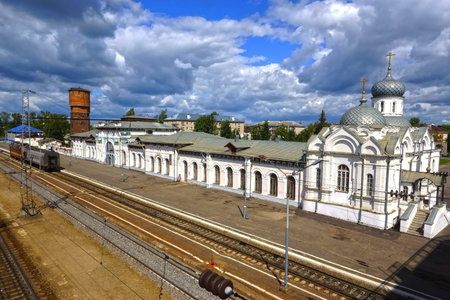 Railway station in the city of Bue