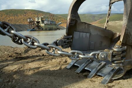 Gold mining in Kolymaの写真素材