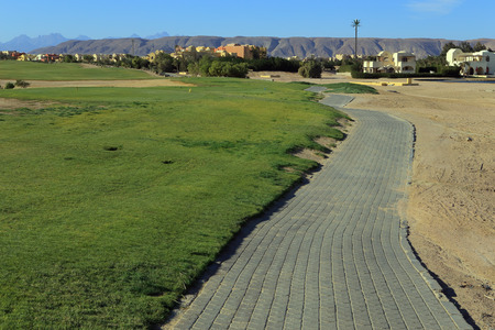 Golf godfa. El Gouna. Egypt.のeditorial素材