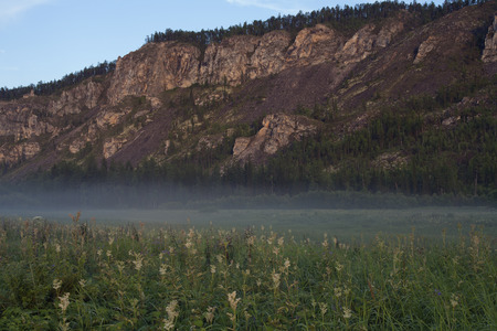Russia Irkutsk Region the Lena River.の写真素材