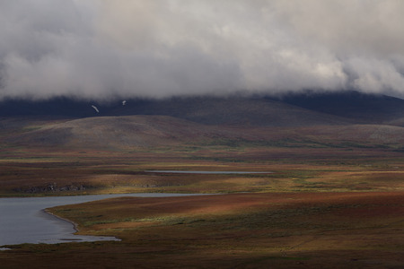 Polar Urals, Lake Estoto.の写真素材