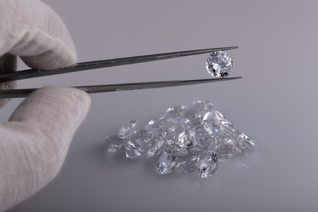 Colorless gemstonesの写真素材