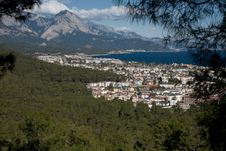 Turkey. Kemer. The  Mediterranean Sea.の写真素材