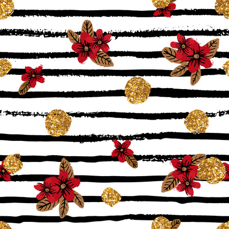 Use this pattern as endless background, backdrop, wrapping gift paper.のイラスト素材