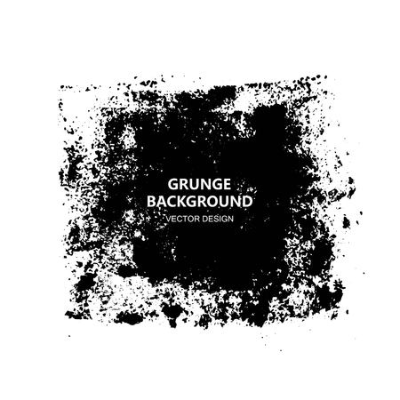 Grunge paint texture. Noise dirty rectangle stamp.のイラスト素材