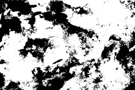 Grunge black and white texture. Overlay. Noisy, dirty abstract background. Vector old, vintage, monochrome backdrop.のイラスト素材