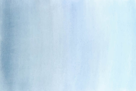 Soft gradient watercolor background. Blue colorful hand paintedのイラスト素材
