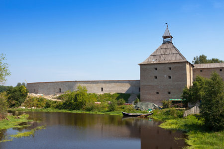 Russia. Old ladoga. Fortress. The first fortress has been constructed at the time of Prophetic Oleg...