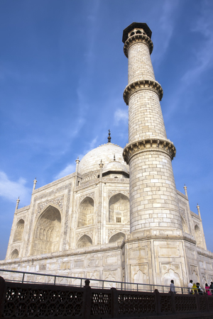 Taj Mahal in Agra, Uttar Pradesh, Indiaの写真素材