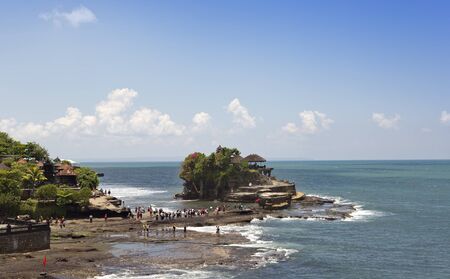 Tanah Lot, the main water temple on Baliのeditorial素材
