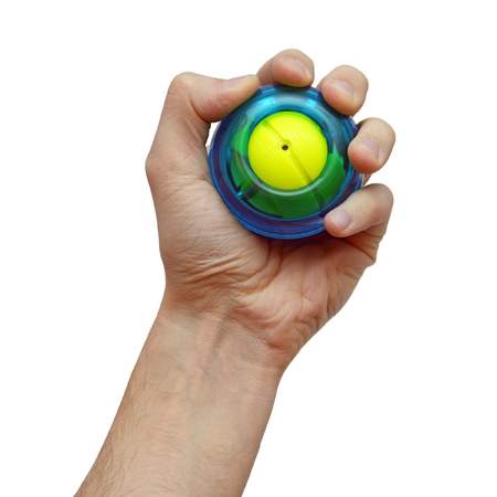 expander in a handの写真素材