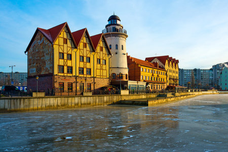 The fish village in Kaliningrad