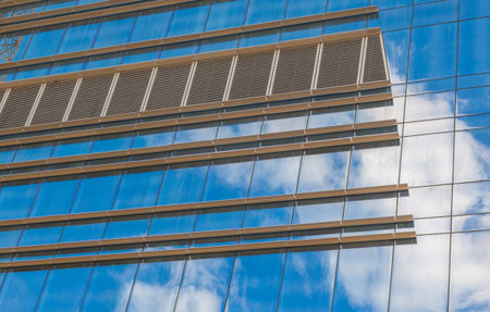 Construction of the new building is completely made of glass