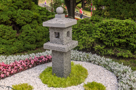 KYIV, UKRAINE - MAY 27, 2017: 26 May - 2 July at Spivoche Pole   festival of flowers "Japan through the eyes of Ukraine" is dedicated to the Year of Japan in Ukraine, Kiev.のeditorial素材
