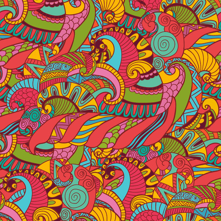 Hand drawn abstract background ornament illustration pattern. Lace pattern design. Vector decorative card or invitation design. Vintage traditional, Islam, arabic, indian, ottoman motifs, elements.のイラスト素材