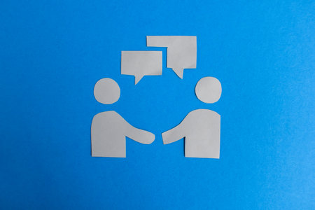 Communication and Agreement Handshake Conceptの写真素材