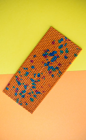 Medical bandage on a colored background. Medical bandage on a colored background.