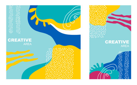 Abstract multicolor backgrounds. Vector illustration