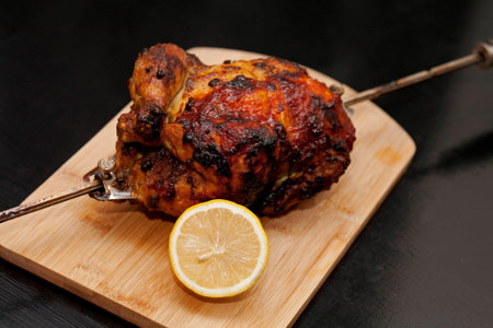 image of delicious roasted chicken