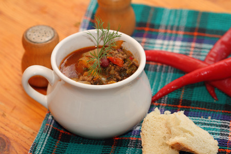 meat Chile ragout with addition of a Chinese cabbageの写真素材