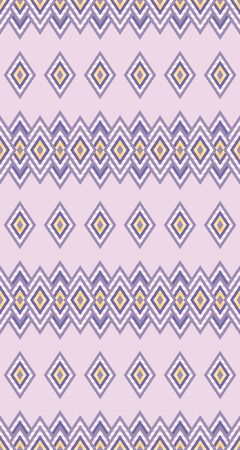 Seamless pattern of rhombuses in native american style.の写真素材