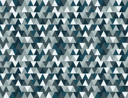 Chaotic seamless pattern of multicolored  triangles.