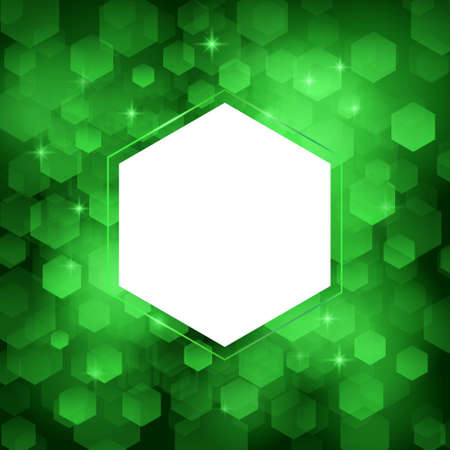 Abstract festive background with green shining sequins, square orientationのイラスト素材
