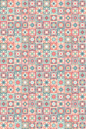 Bright geometric seamless pattern with diamonds and stripes