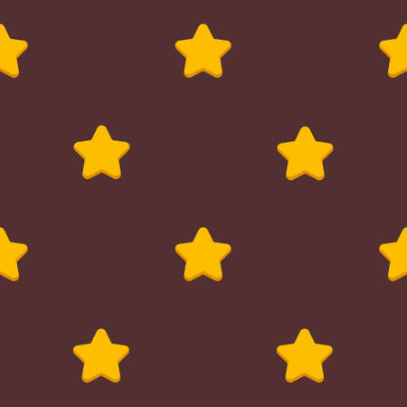 Seamless pattern with small stars in flat styleのイラスト素材