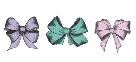Bow hand drawn