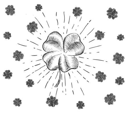 St. Patrick's Day set. Hand drawn illustrationsのイラスト素材