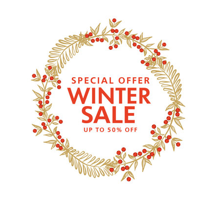 Christmas frame in sketch style. hand drawn illustration.のイラスト素材