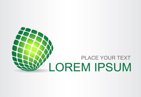 Abstract vector logo design template.のイラスト素材