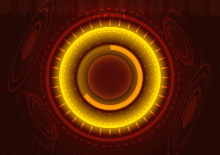 Abstract digital technology color background. Vector Illustrationのイラスト素材