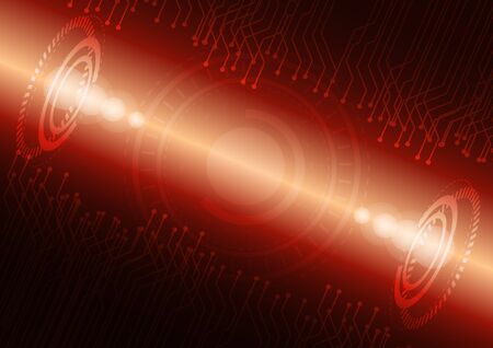 Abstract digital future technology. Concept background. Vector Illustrationのイラスト素材