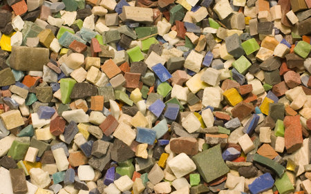 Smalt for mosaic work as backgrondの写真素材