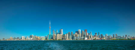 Toronto Skyline taken from Toronto water frontのeditorial素材