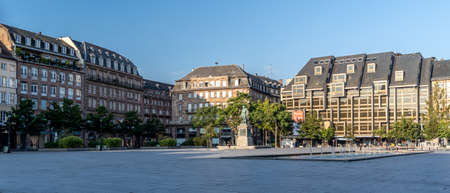 Sightseeing of France. Beautiful view of Petite France quarter.のeditorial素材