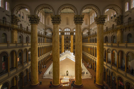 Smithsonian National Building Museum in Washington, DC. the building onced housed the former Pension...