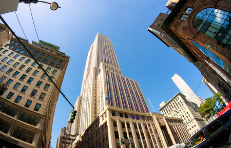 Beautiful view of skyline in the morning. Beautiful landscape backgrounds. new york