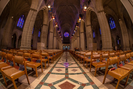Washington National Cathedral a cathedral of the Episcopal Church located in Washington D.C.のeditorial素材