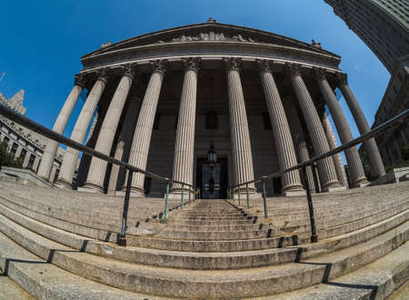 The New York Supreme Court in New York City, USA.のeditorial素材