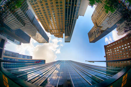 Beautiful view of skyline in the morning. Beautiful landscape backgrounds. new yorkのeditorial素材