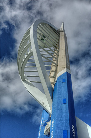 The Spinnaker Tower, Enirates in Portsmouth England UK