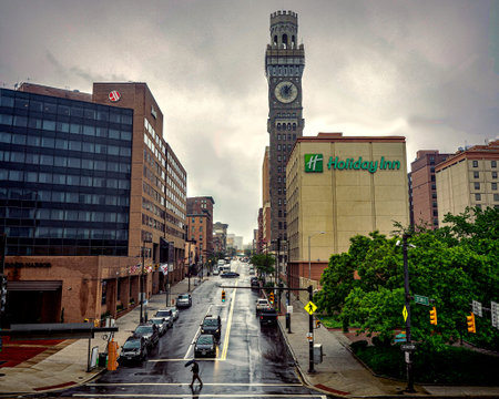 Famous Emerson Bromo-Seltzer Tower in Baltimore, USA
