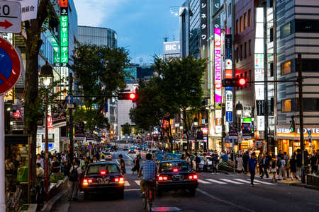 Crowd of undefined people prevent freedom of movement walking on the street around Tokyo Downtownのeditorial素材