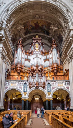 Indoor of Berlin cathedral (Berliner Dom)のeditorial素材